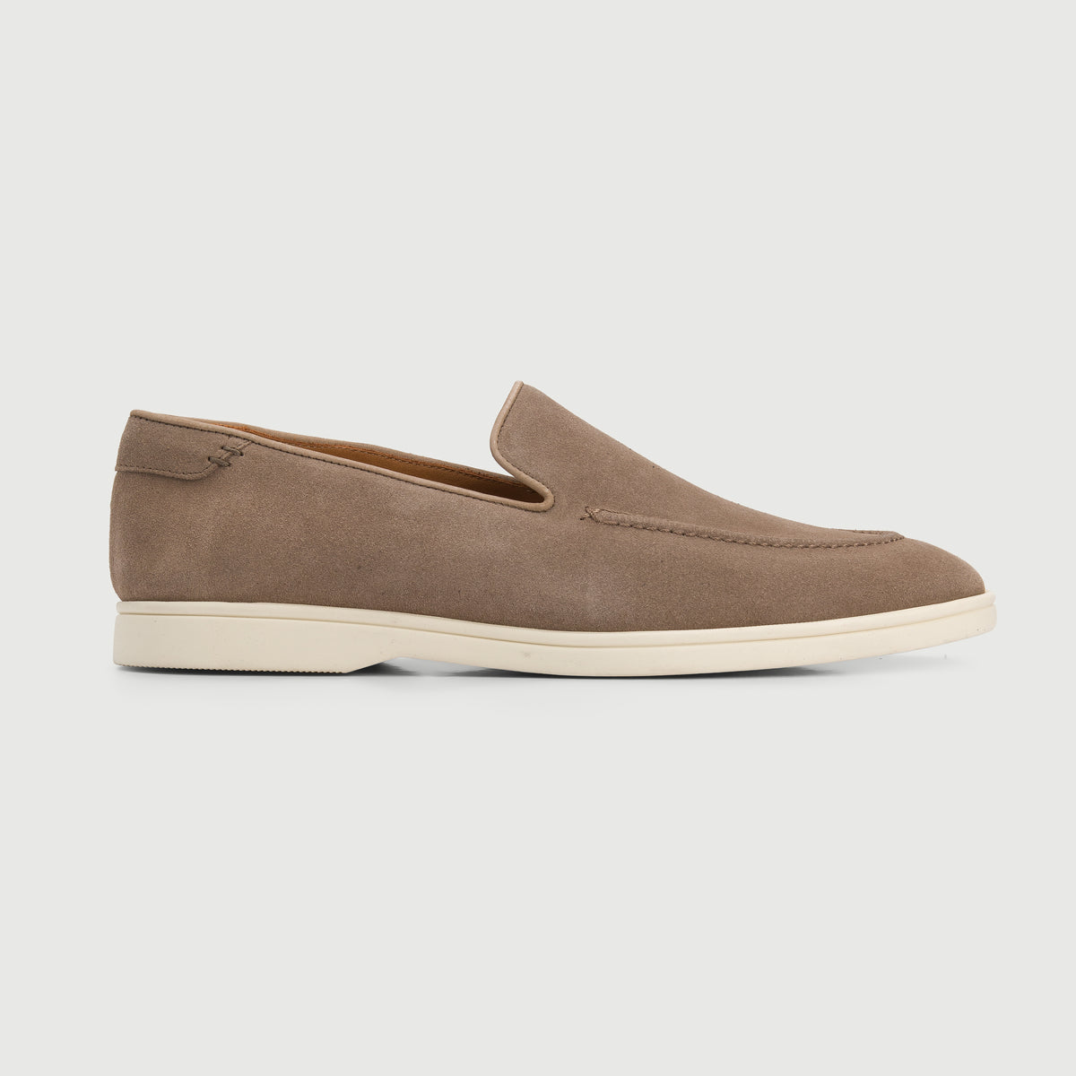 Greats Paros Beige Leather & Hemp Textile  Loafer Classic Quiet Luxury Size 8.5 close main image 3