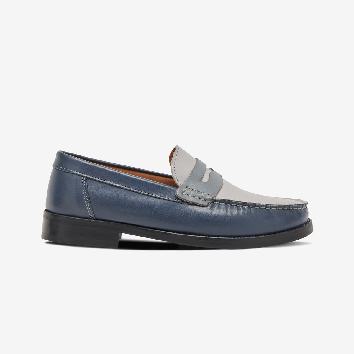 vogn Synlig tjære Greats - The Essex Penny Loafer - Navy Multi - Men's Shoe – GREATS