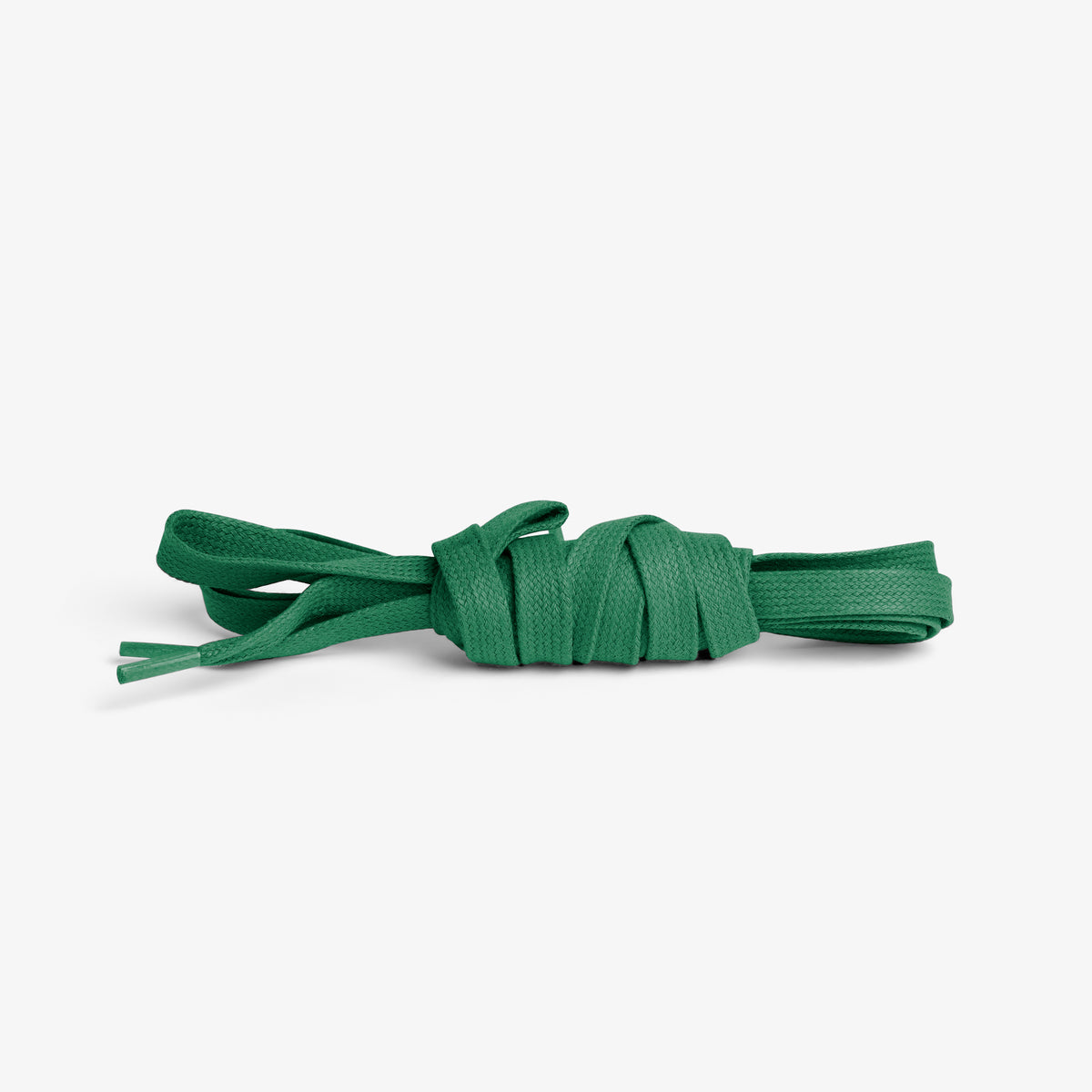 GREATS GREATS Premium Waxed Laces - Green at GREATS