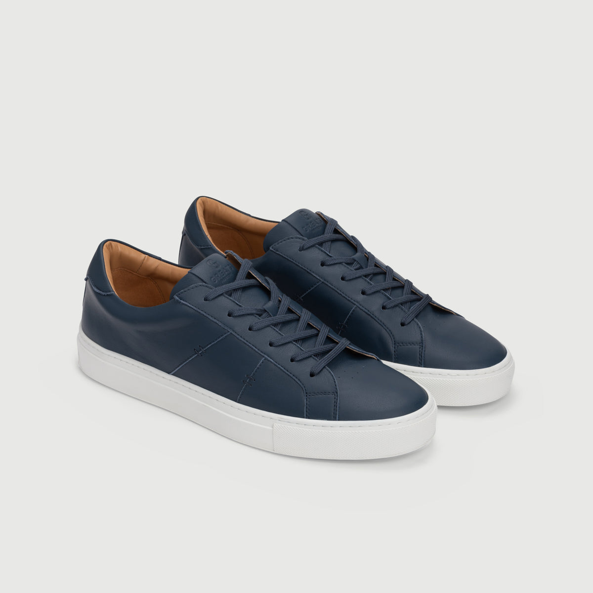 NWOB GREATS BROOKLYN G-Knit White / Navy Sneakers Mens Size: 11 close main image 4
