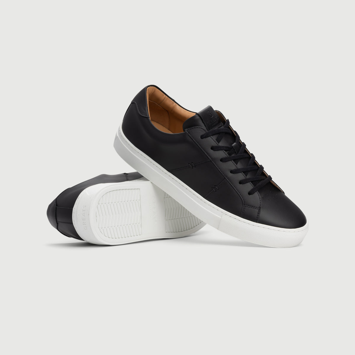 Greats Royale black leather mens size 12 close main image 2