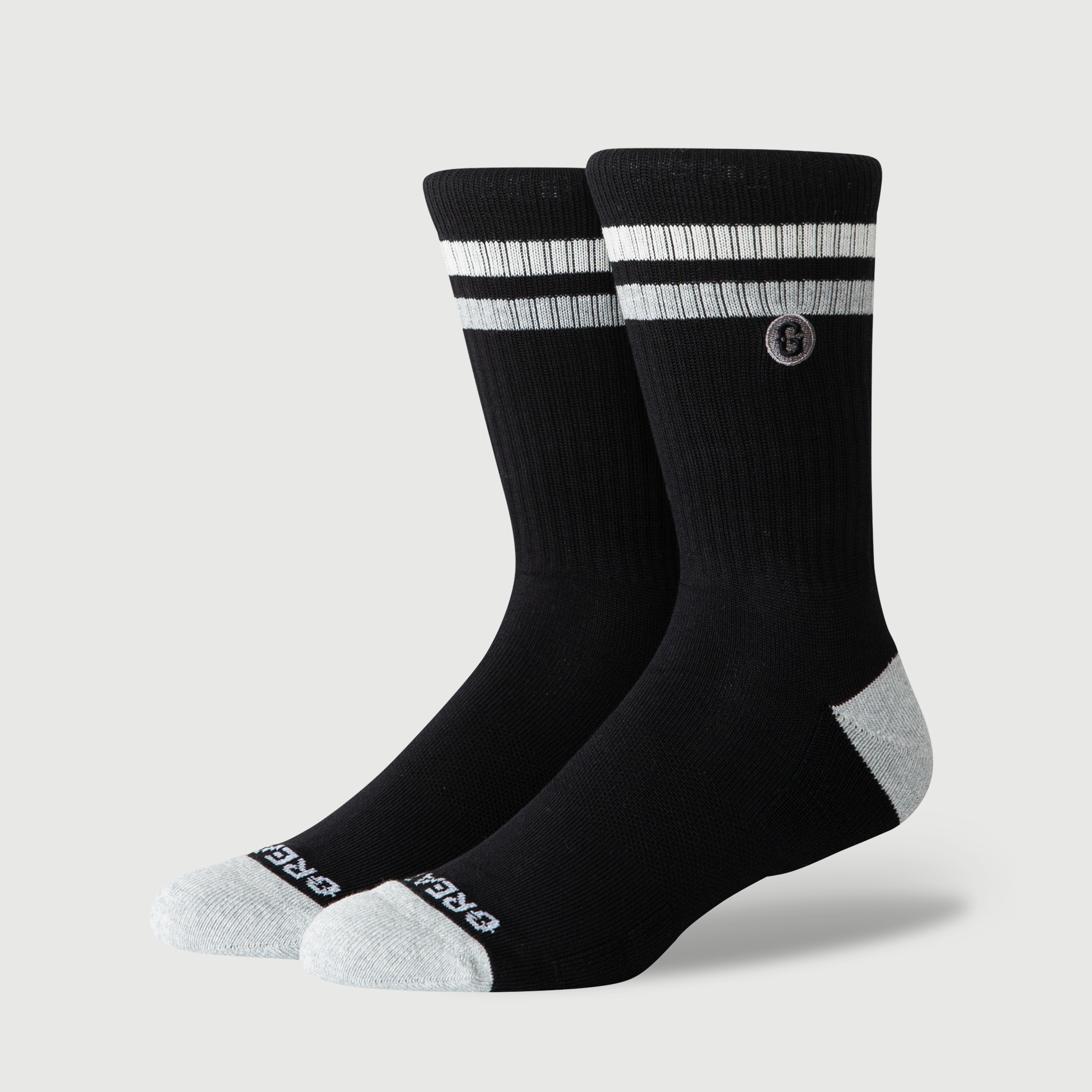 GREATS The Varsity Crew Sock - Nero at GREATS