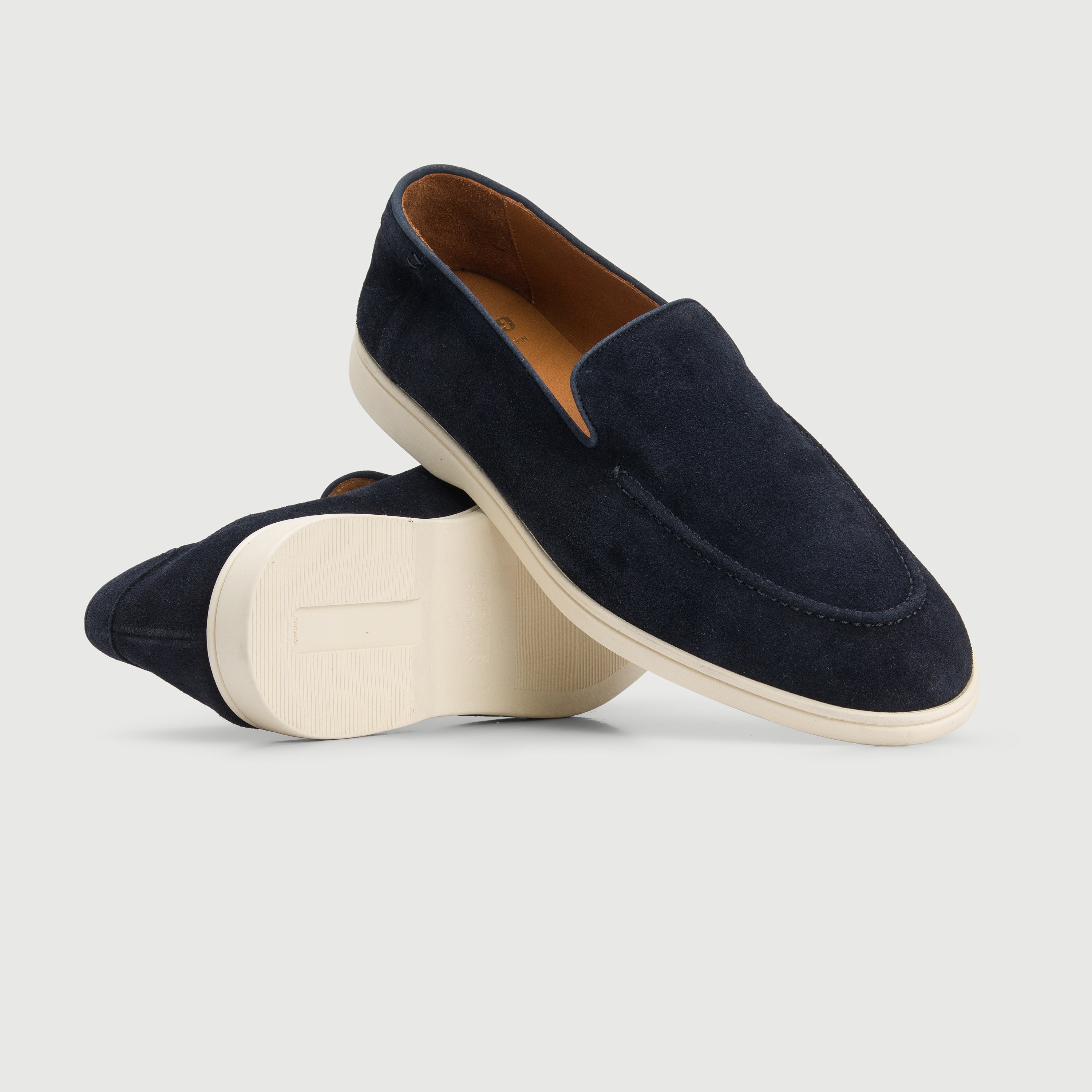 mens navy blue dress loafers The Veneto Loafer in Navy by GREATS