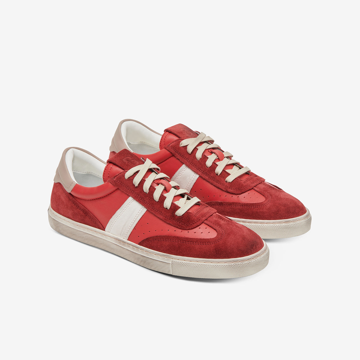 Greats - The Charlie Distressed - Red - Men's Shoe – GREATS