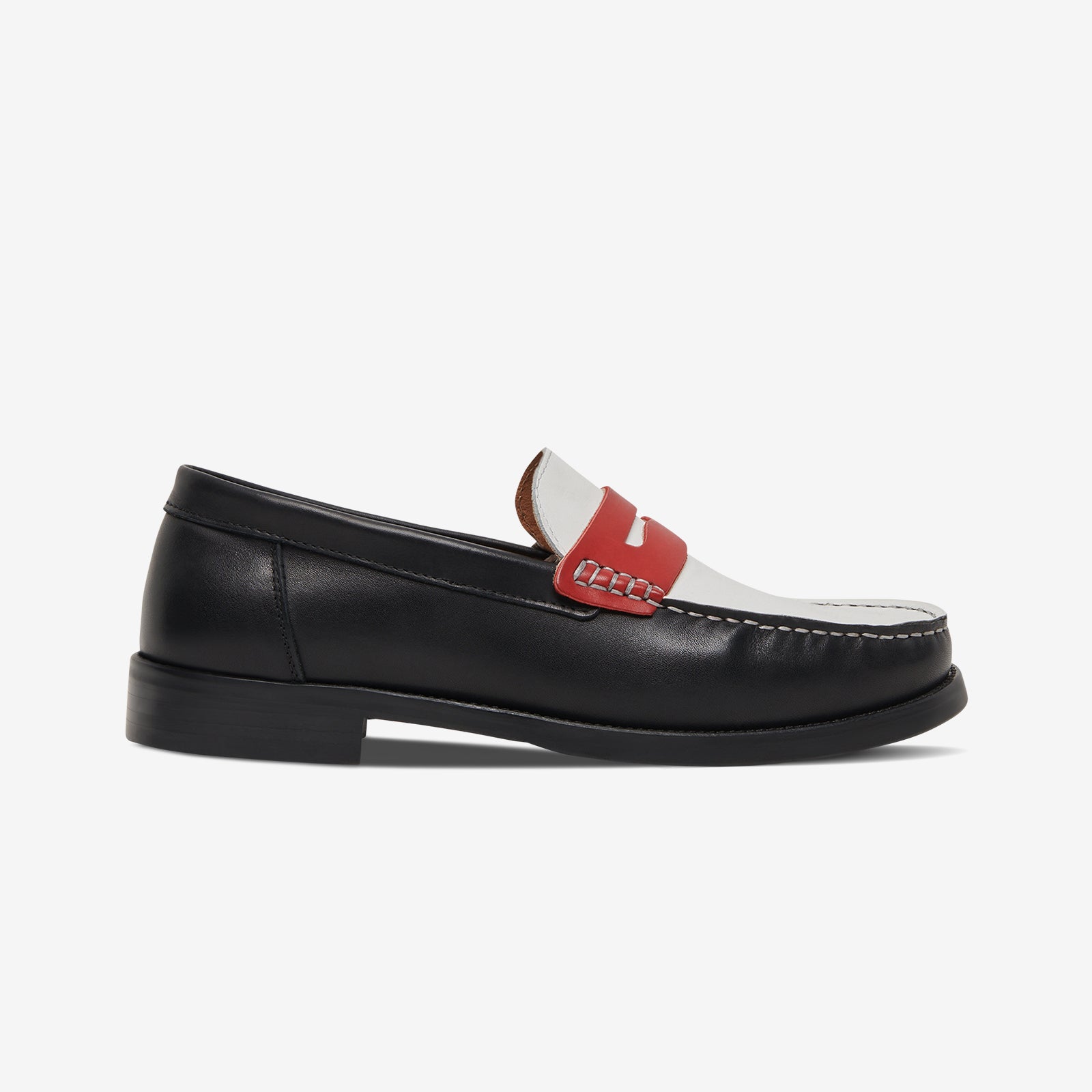 The Essex Penny Loafer - Retro Red/Black | Men's Loafer | by Greats