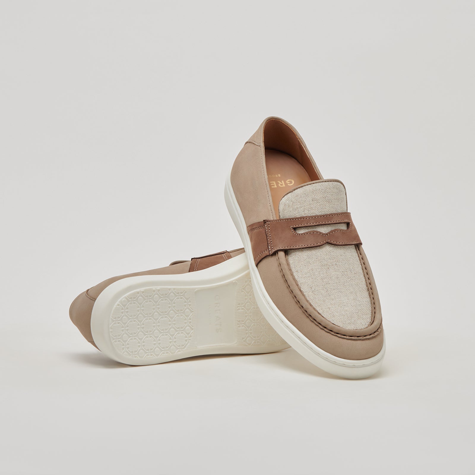 The Paros Penny Loafer - Natural