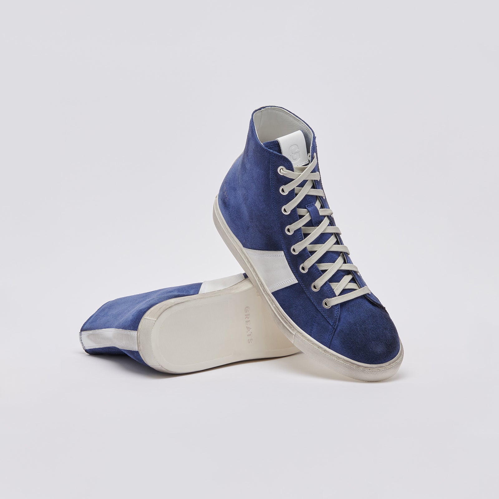 Greats - The Reign High - Navy - Men's Shoe – GREATS