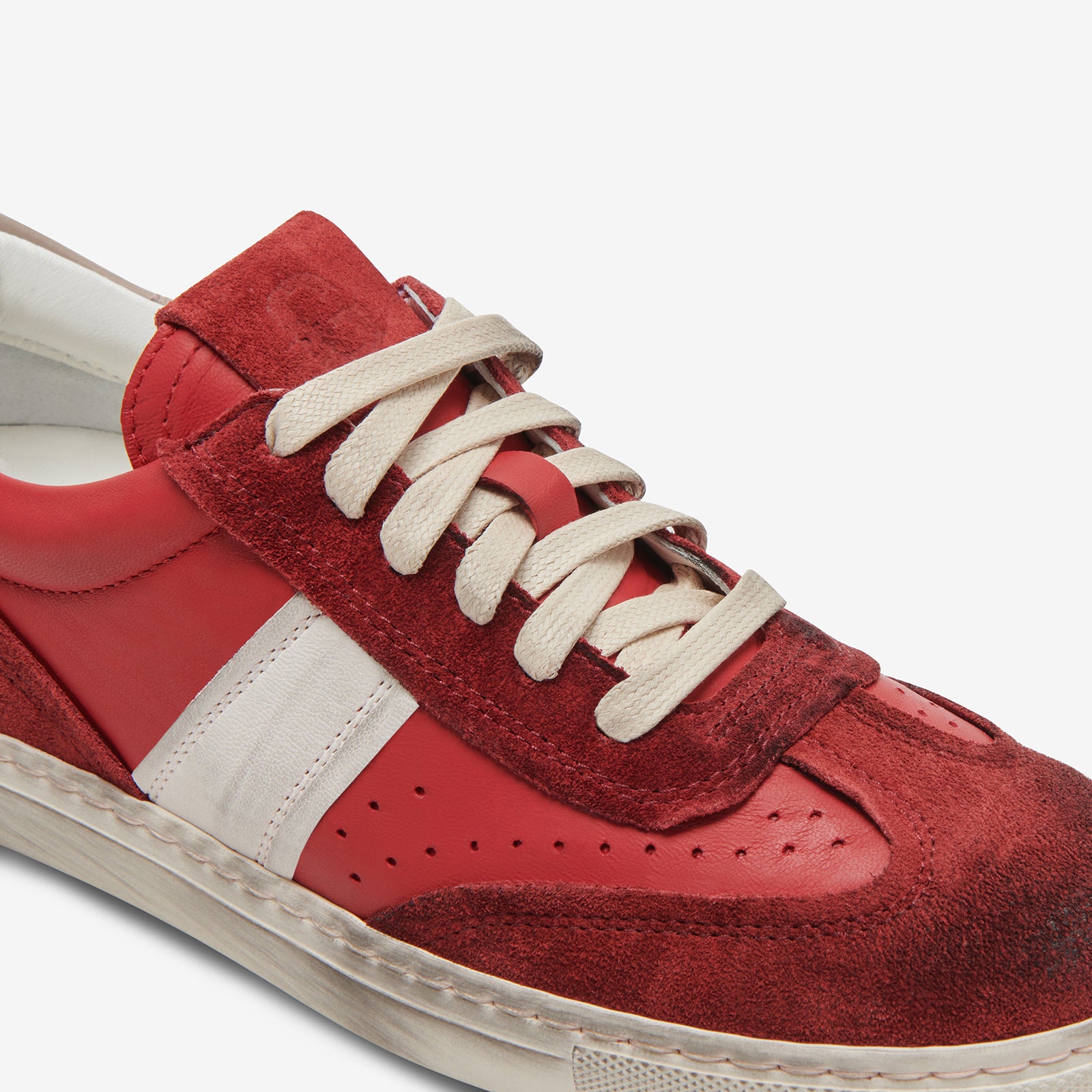 Greats - The Charlie Distressed - Red - Women's Shoe – GREATS