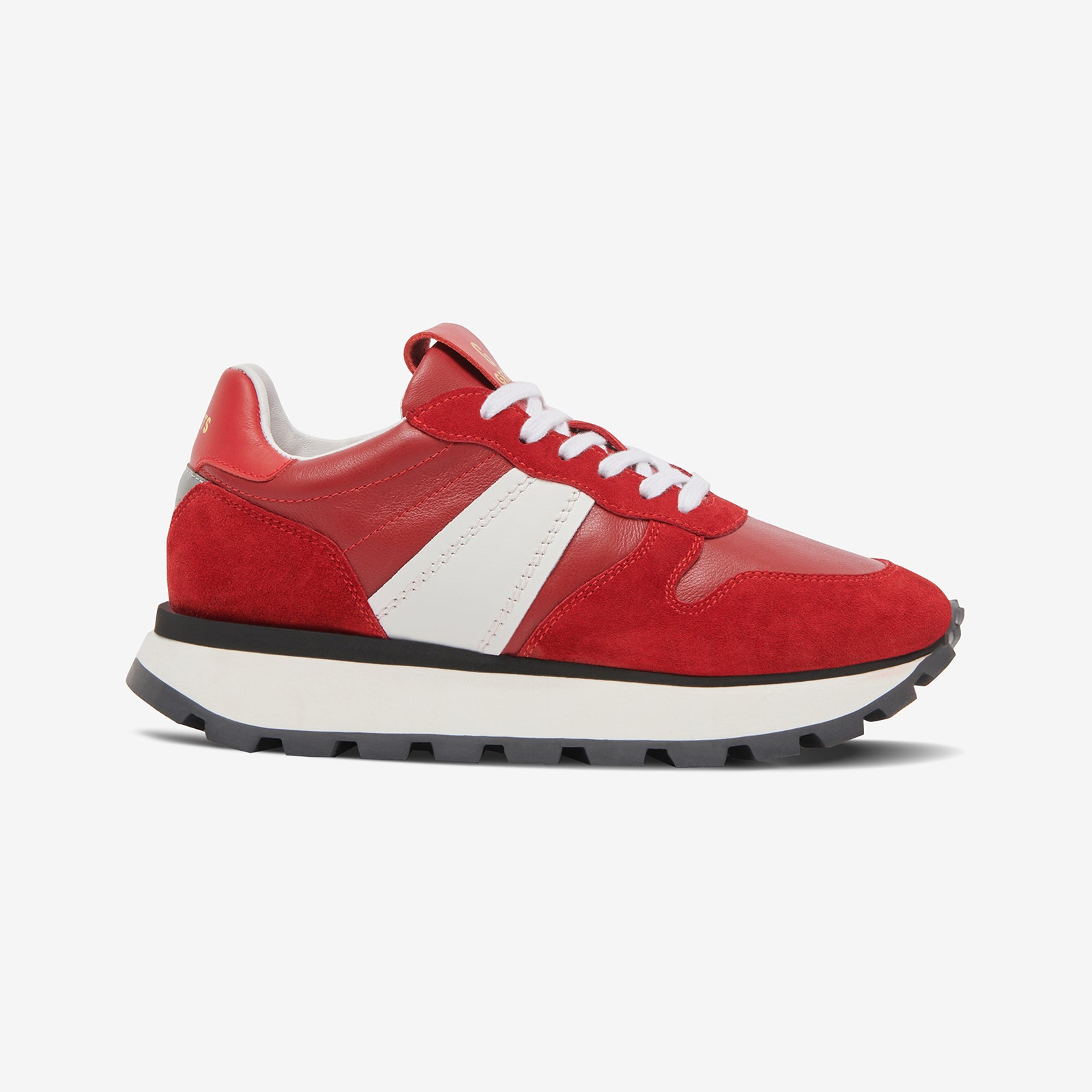 Greats - The Greenpoint Runner - Red - Women's Shoe – GREATS