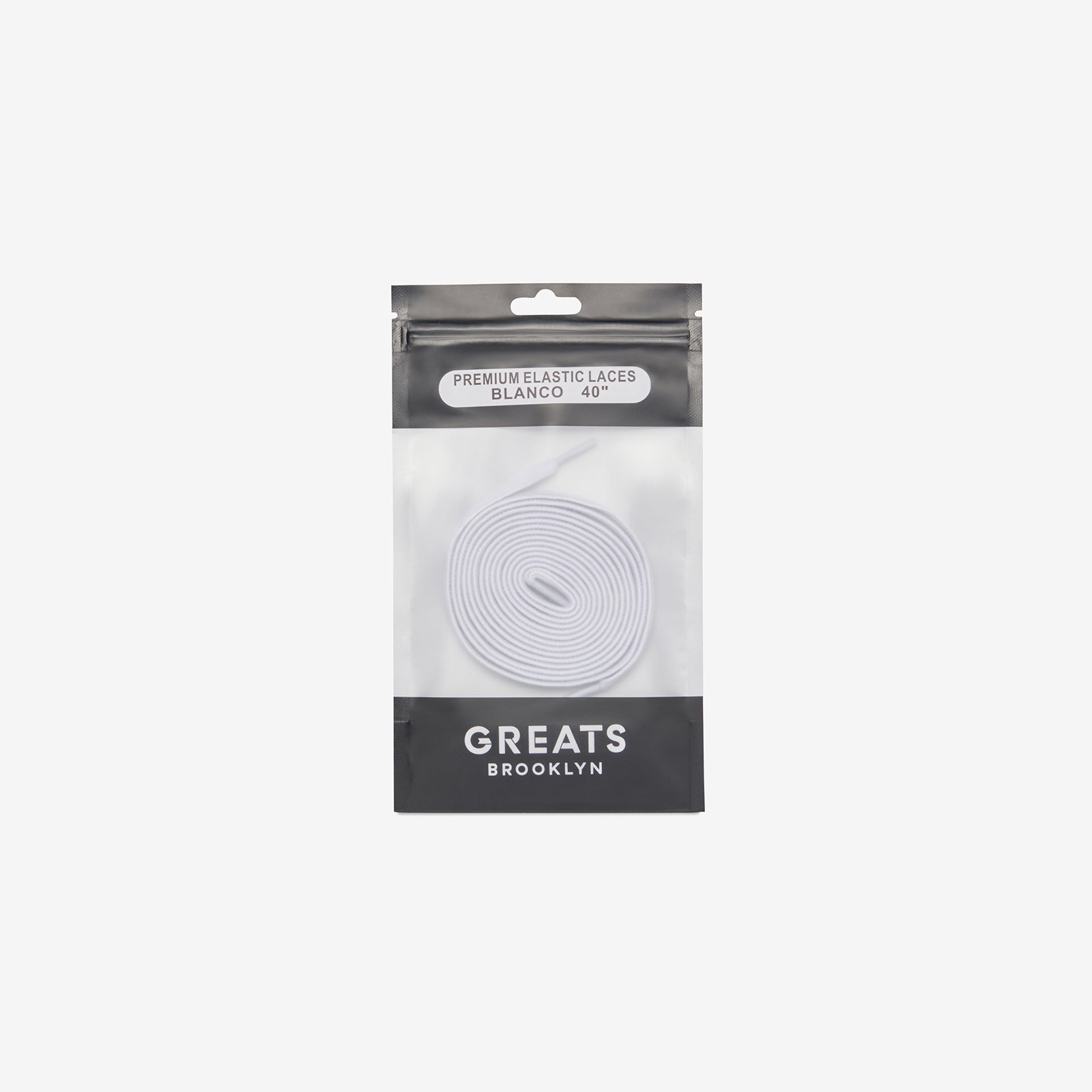 GREATS Premium Elastic Laces - Blanco