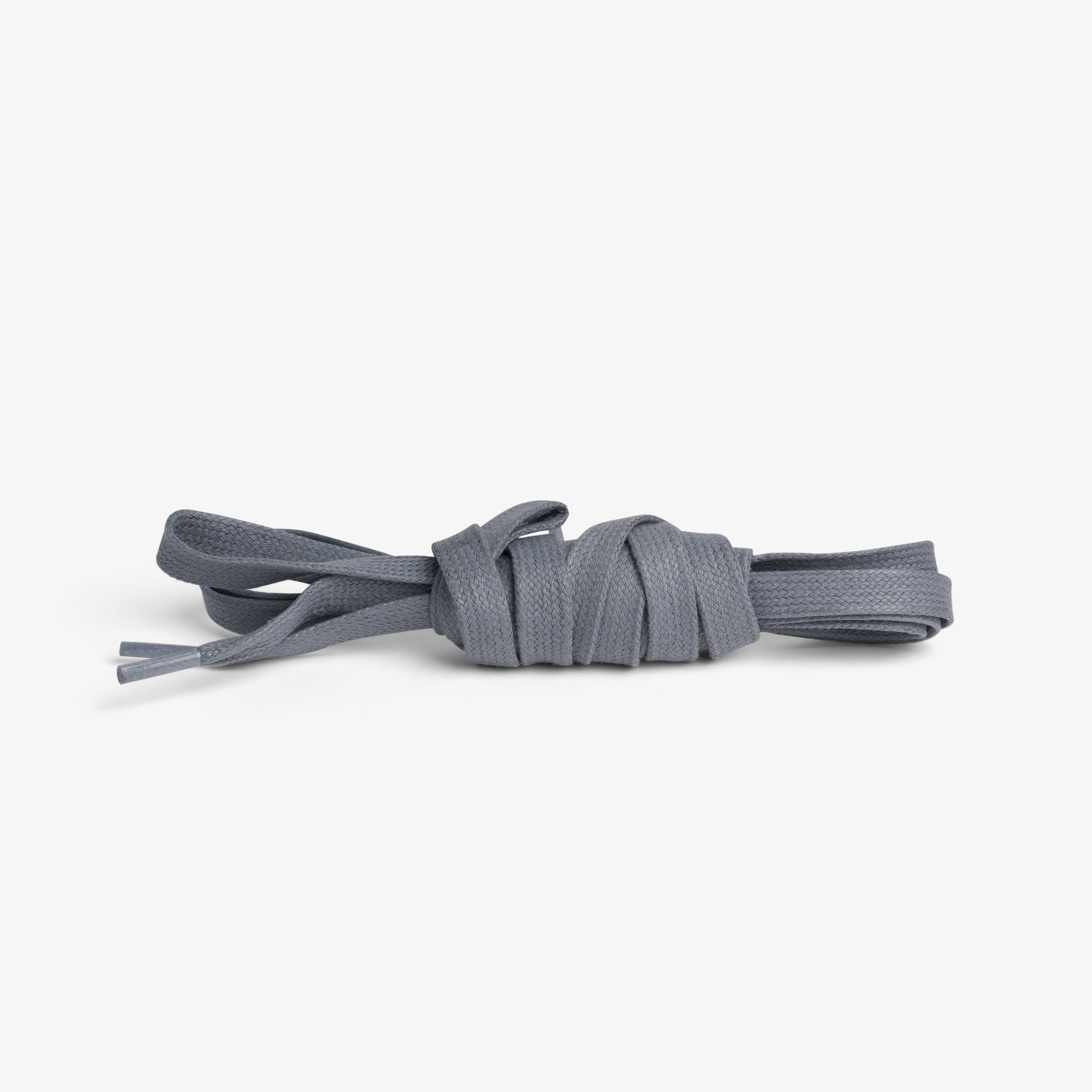 GREATS Premium Waxed Laces in Ash Grey by GREATS GREATS Premium Waxed Laces in Ash Grey by GREATS