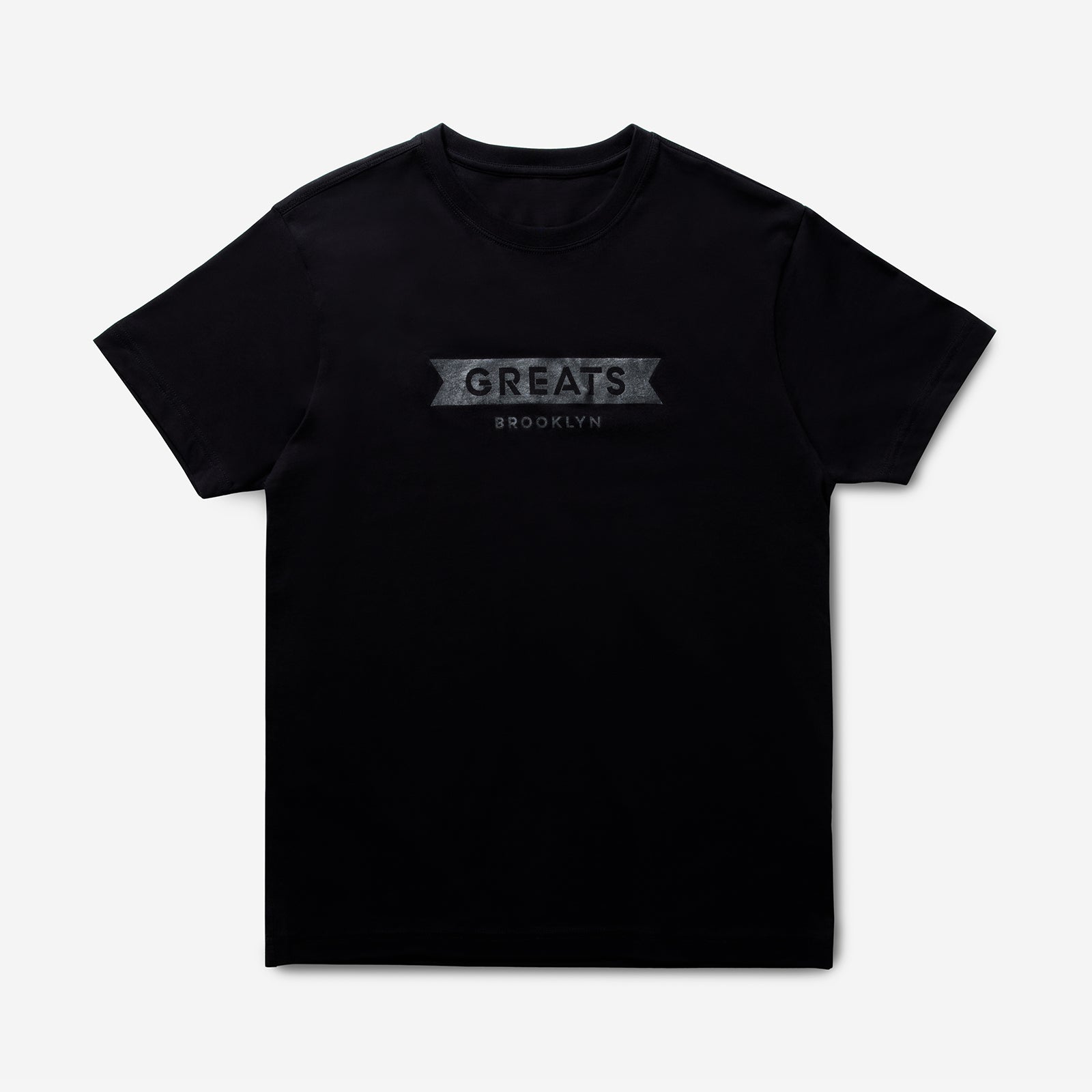 The GREATS Tee - Black Foil