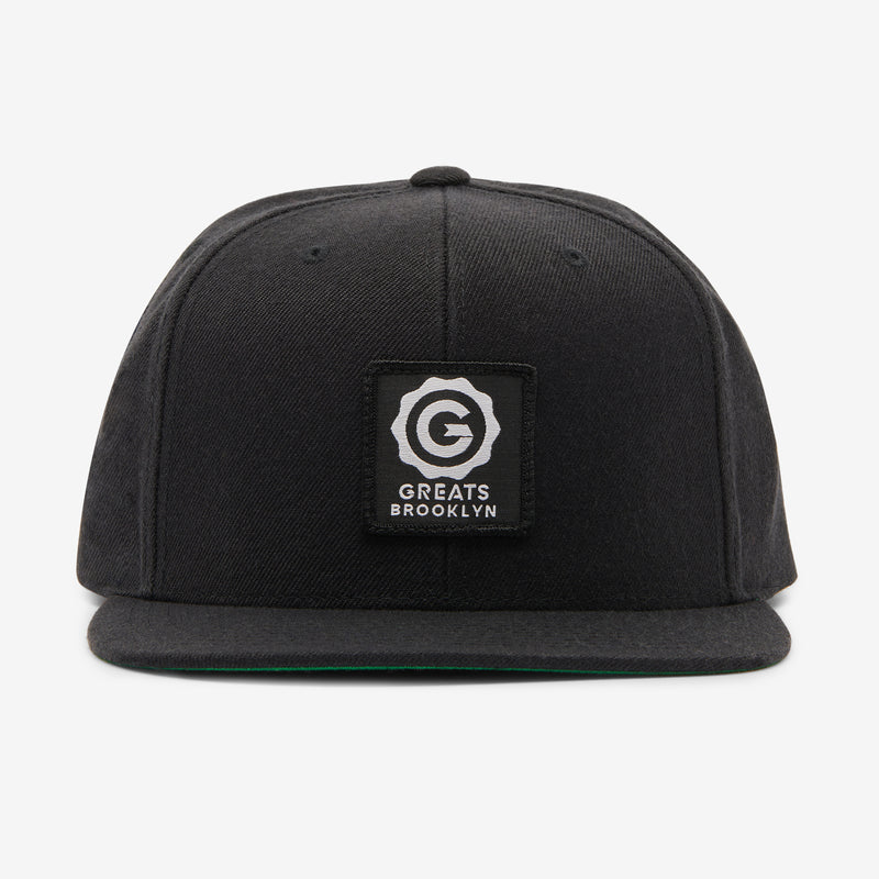 The GREATS Snapback Hat - Black