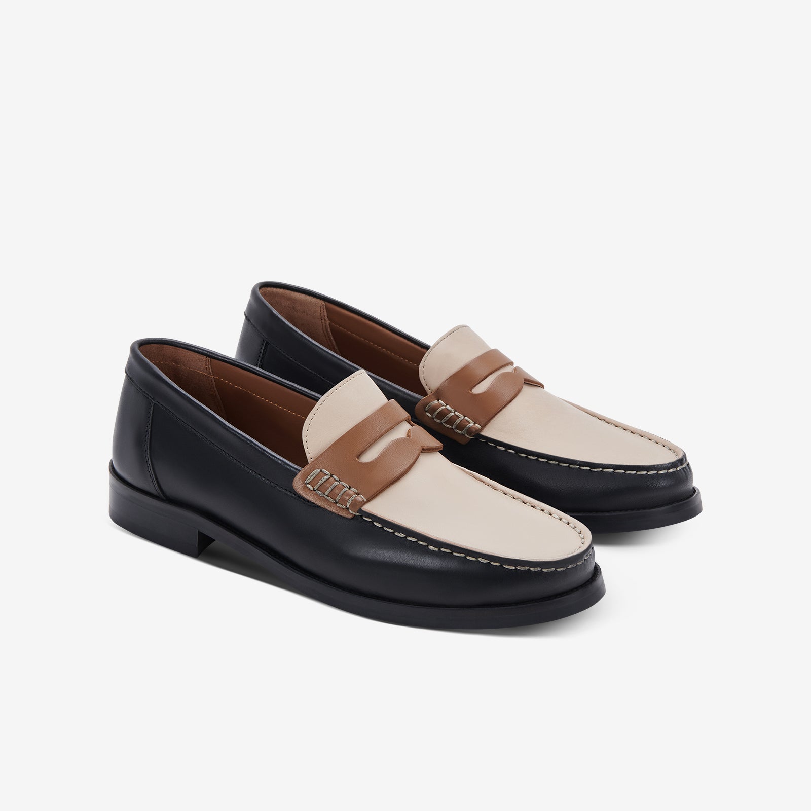 Greats - The Essex Penny Loafer - Black Multi - Men's Shoe – GREATS