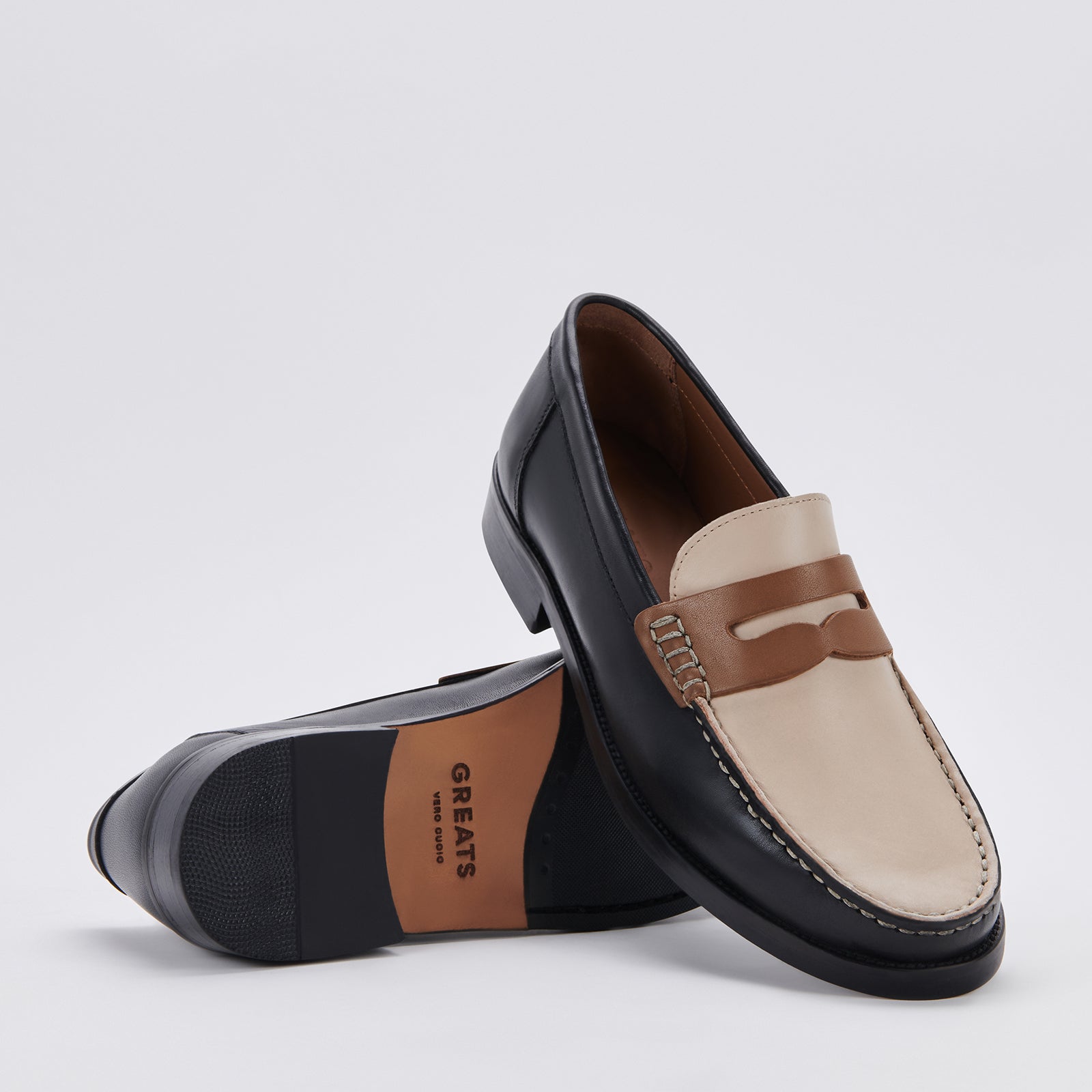 The Essex Penny Loafer - Black Multi