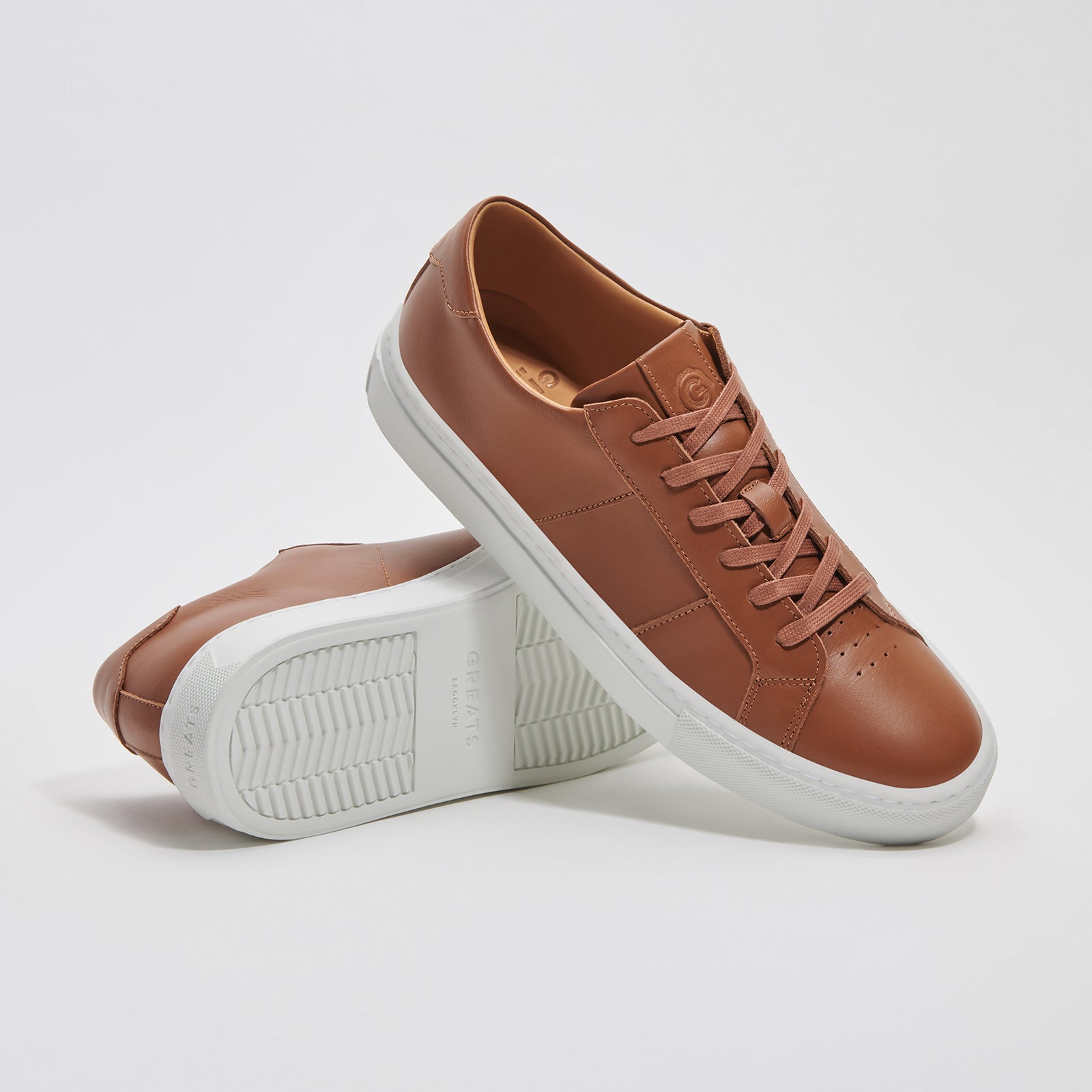 GREATS Men's Royale Low Leather Sneakers