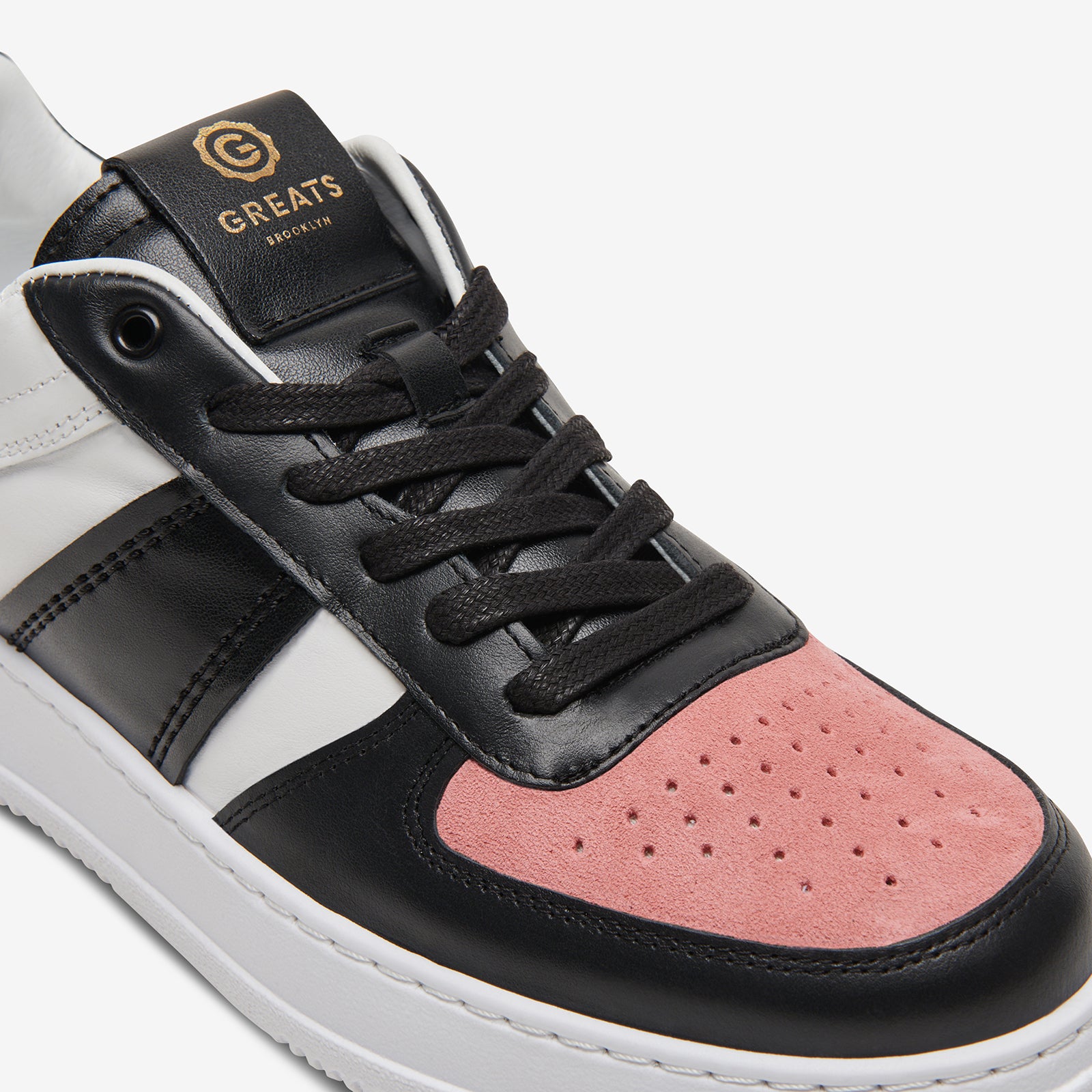 GREATS The St. James Low Black Pink Men s Shoe