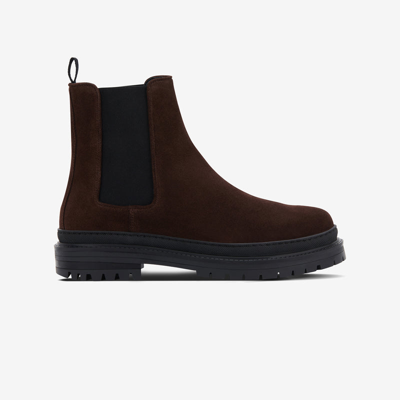 The Dante Chelsea - Dark Brown Suede