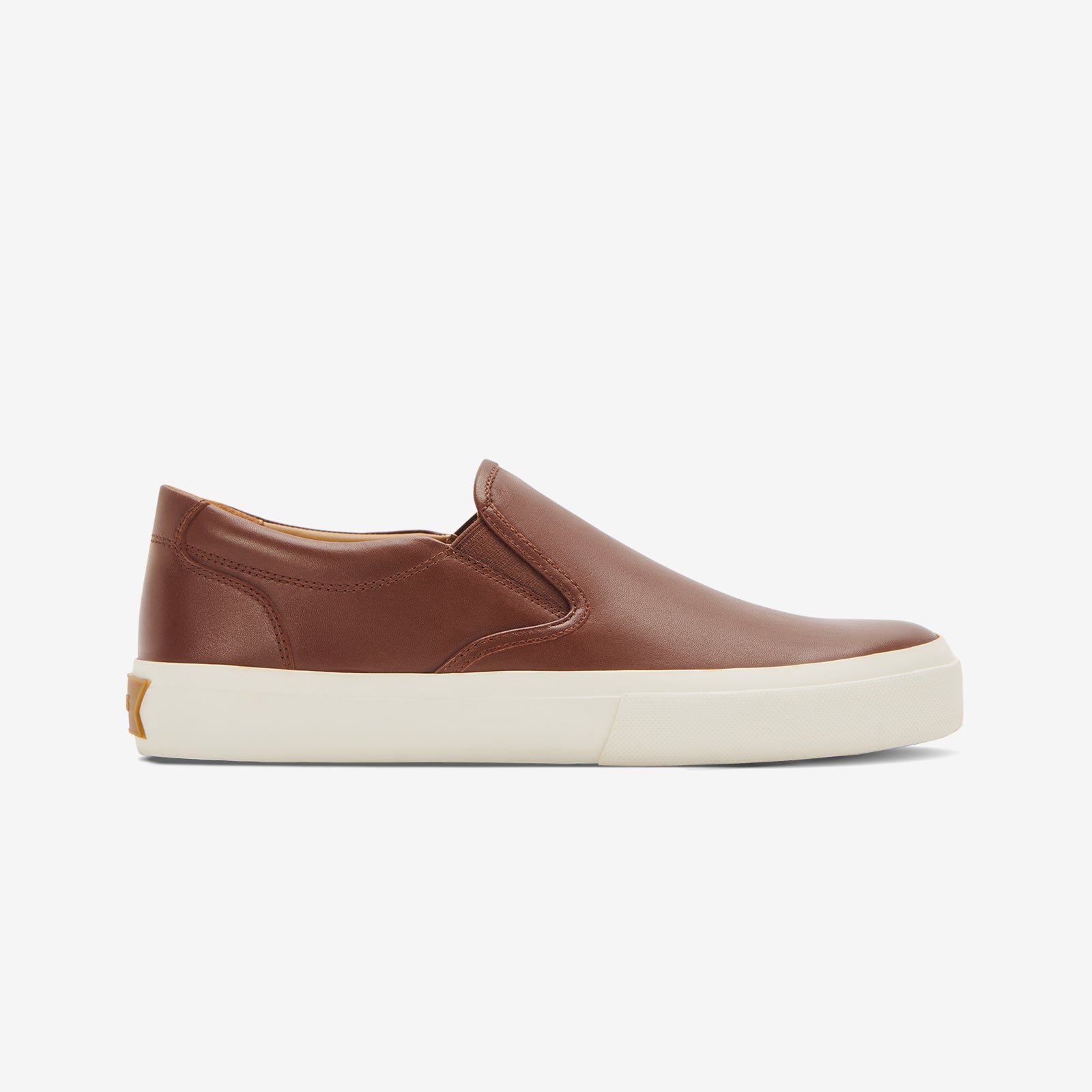 Greats - The Wooster Slip On - Dark Brown Leather - Men's Shoe GREATS