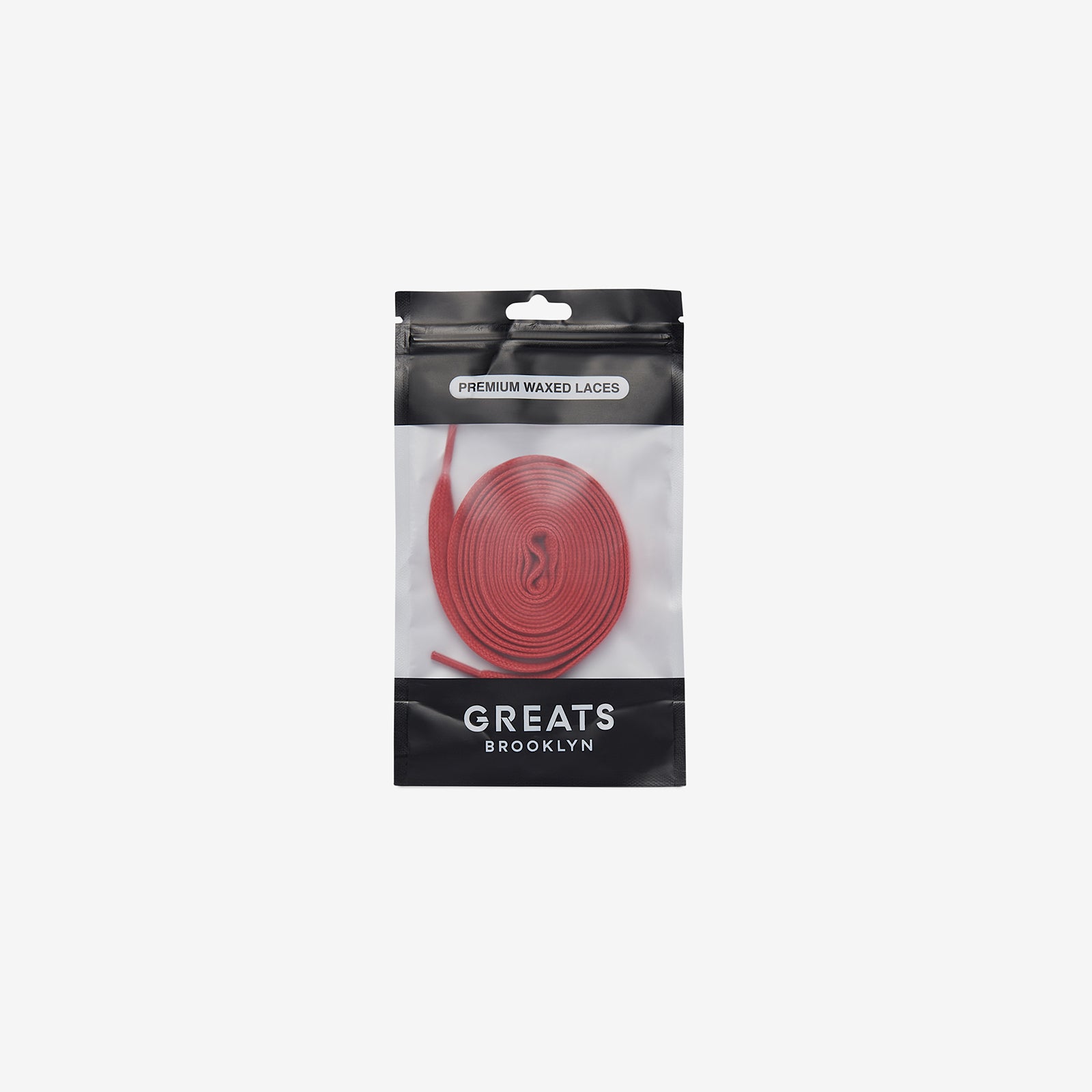 GREATS Premium Waxed Laces - Red
