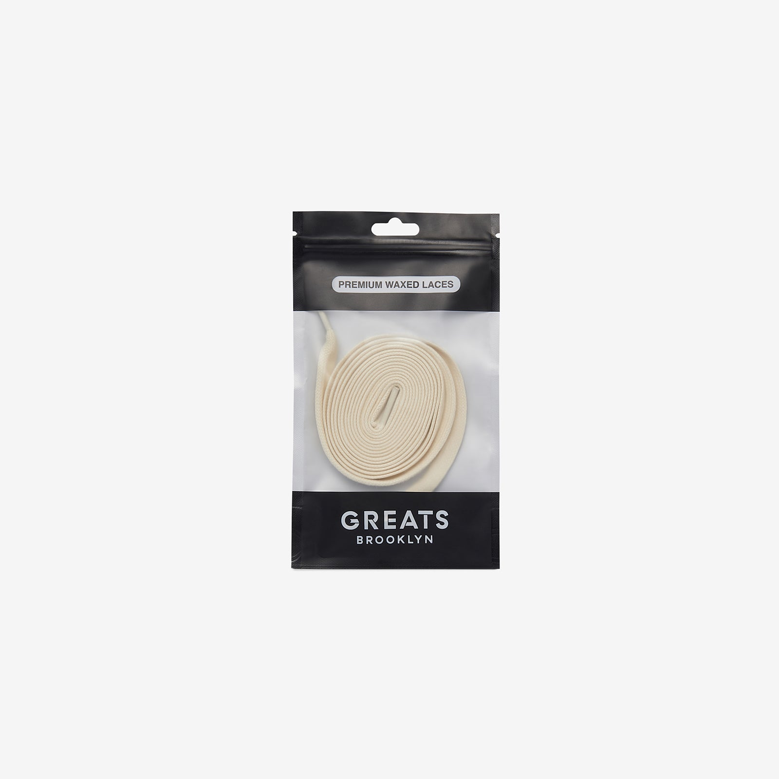 GREATS Premium Shoelaces - Cream