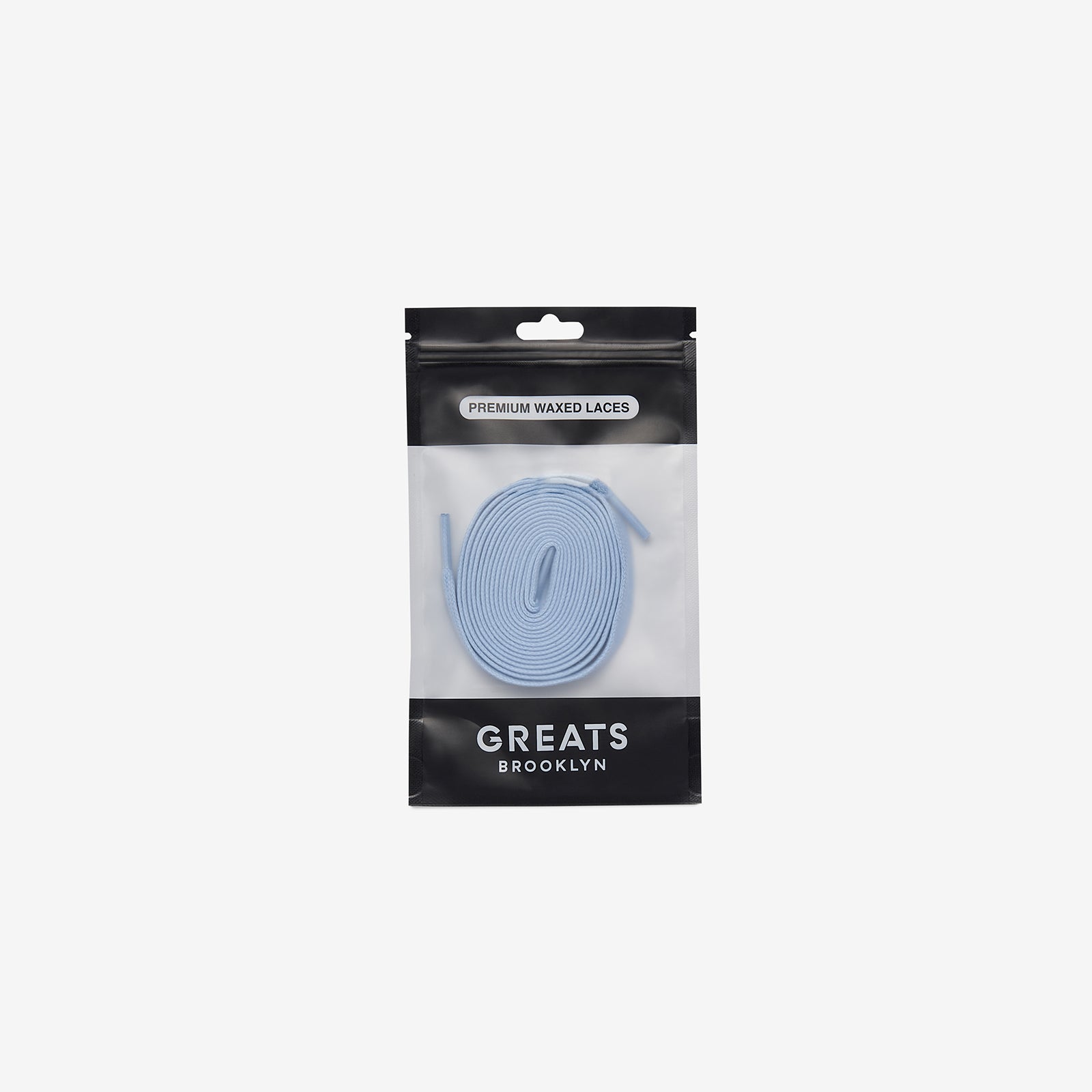 GREATS Premium Waxed Laces - Light Blue