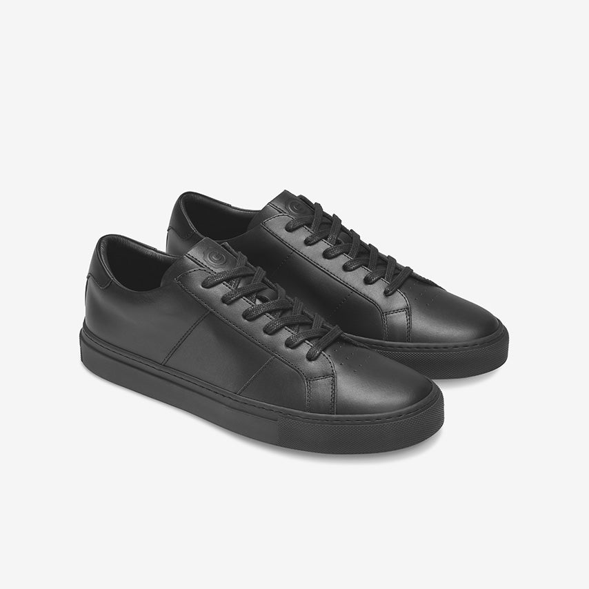 Spille computerspil brænde Ubetydelig Greats - The Royale - Triple Black Leather - Men's Shoe – GREATS