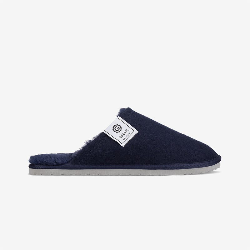 The Driggs Slipper - Navy